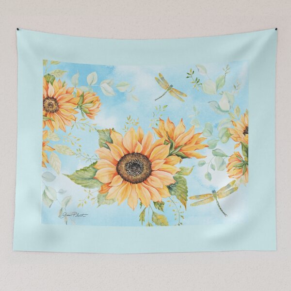 Item preview, Sunflowers And Dragonfly Garden A designed and sold by Jean Plout.