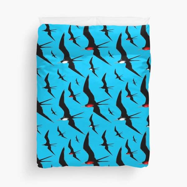 Frigate Birds Majestic Flight  Duvet Cover