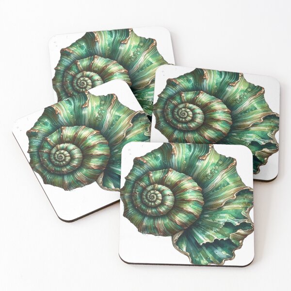 Item preview, Green Sea Shell designed and sold by erkinmaddison.