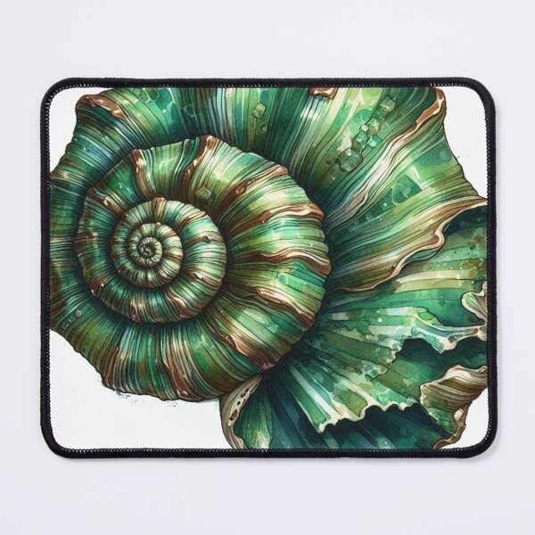 Item preview, Green Sea Shell designed and sold by erkinmaddison.