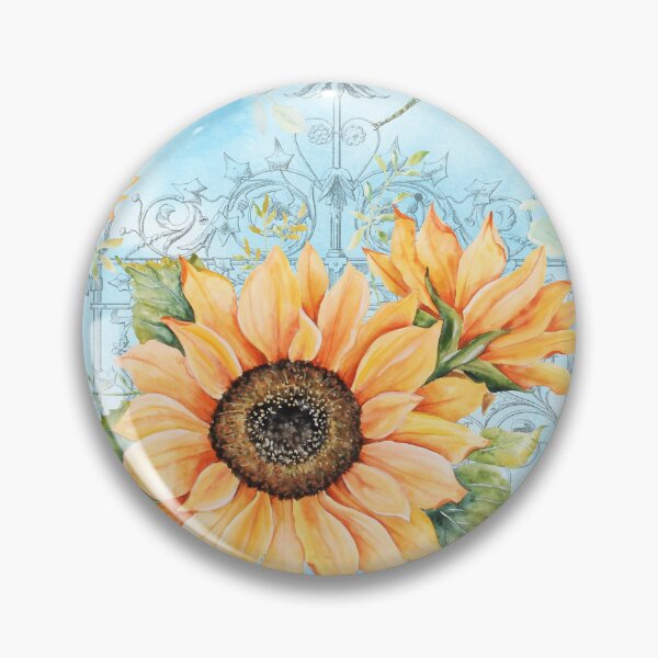Item preview, Sunflowers And Dragonfly Garden B designed and sold by Jean Plout.