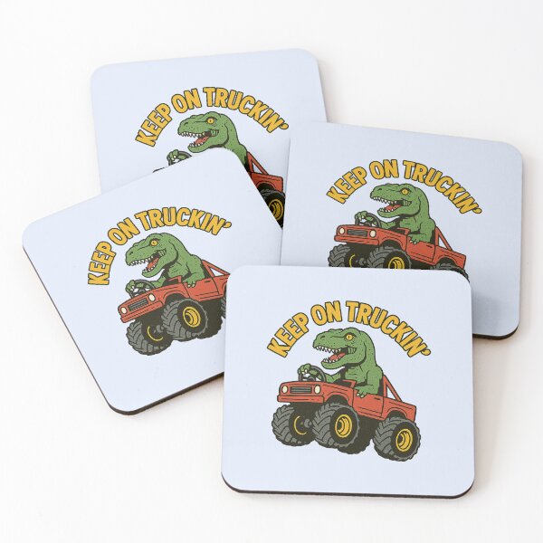 Item preview, Keep On Truckin' Dinosaur Monster Truck designed and sold by zzz888.