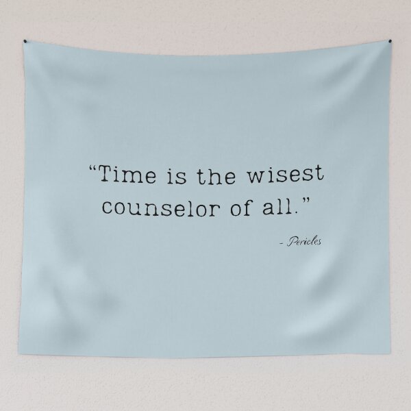 Item preview, A Quote about Time & Memory by Pericles designed and sold by Poemit.