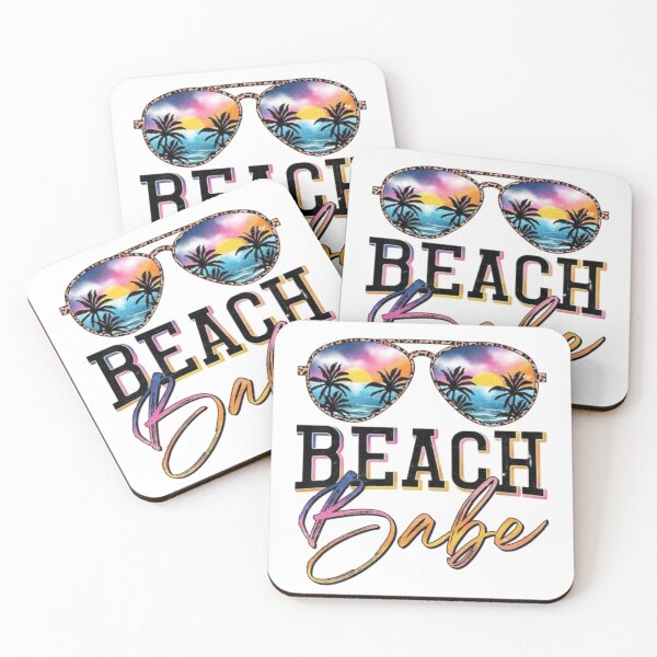 Item preview, Beach Babe Retro Sunset Palm Tee | Summer Vibes T-Shirt designed and sold by Neworld24.