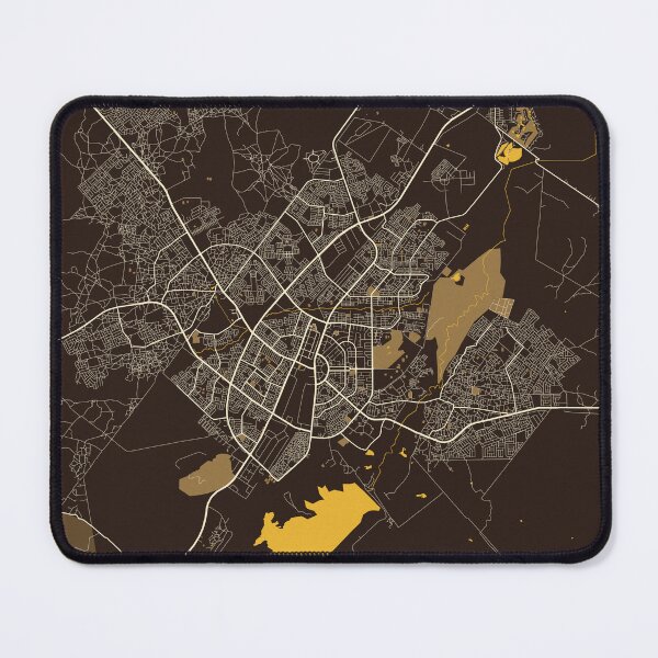 Item preview, Gaborone City Map of Botswana - Pastel designed and sold by deMAP.