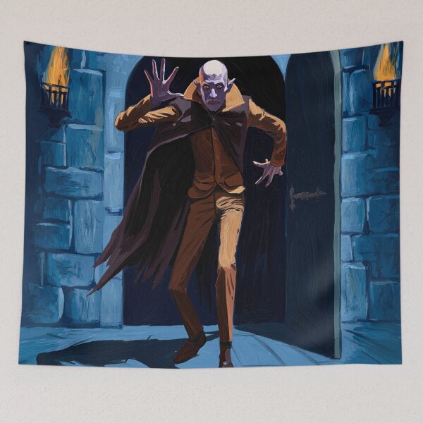 Item preview, Nosferatu the Vampire vintage style halloween illustration designed and sold by Vintage Designs +.