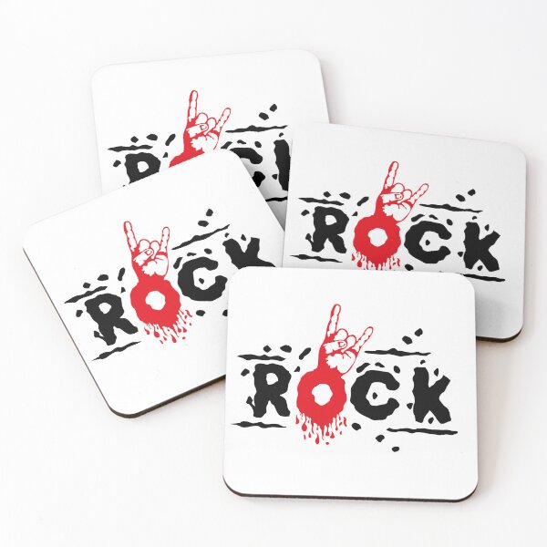 Item preview, rock word symbol hand blood drop music designed and sold by Achille3777.