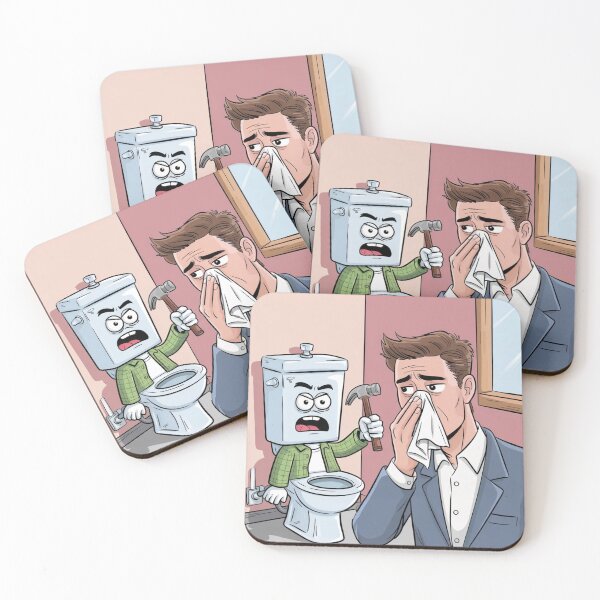 Item preview, A toilet arguing with a client! designed and sold by Jamesk82.