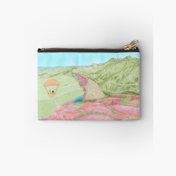 Item preview, Three friends on an adventure in flower mountains designed and sold by greenPQBstudio.