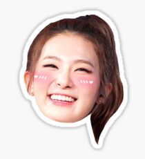 Seulgi roter Samt Sticker