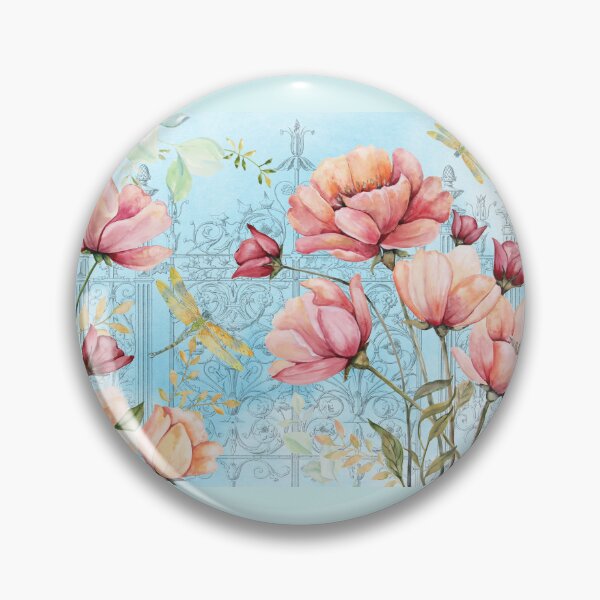 Item preview, Poppy And Dragonfly Garden B designed and sold by Jean Plout.