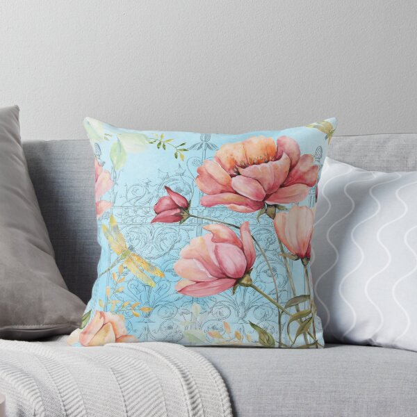Item preview, Poppy And Dragonfly Garden B designed and sold by Jean Plout.