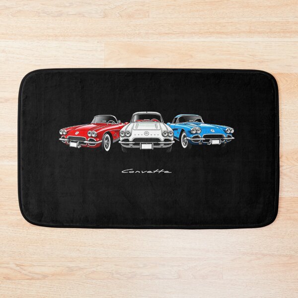 Item preview, 1961 Corvette Trio – Vintage Sports Car Art designed and sold by TheArtOfCar.