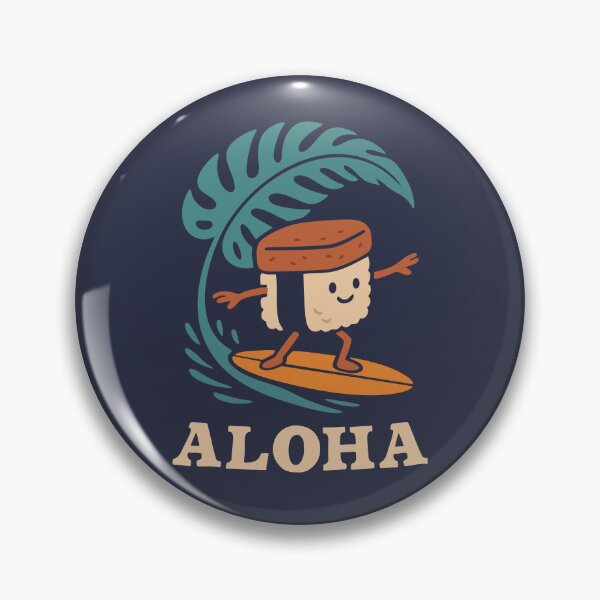 Item preview, Musubi Aloha Surfing Hawaii designed and sold by Huhnerdieb Apparel.