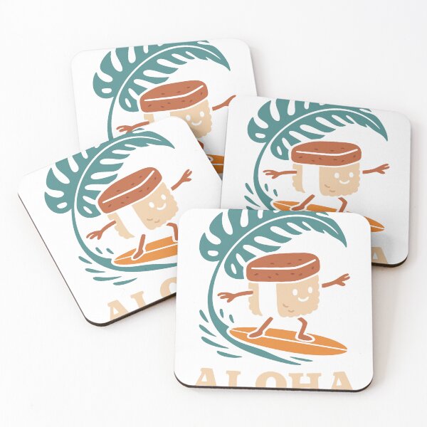 Item preview, Musubi Aloha Surfing Hawaii designed and sold by Huhnerdieb Apparel.