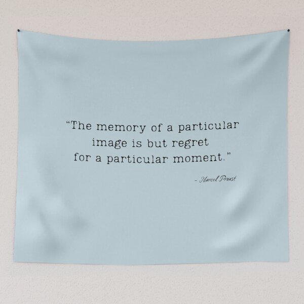 Item preview, A Quote about Time & Memory by Marcel Proust  designed and sold by Poemit.