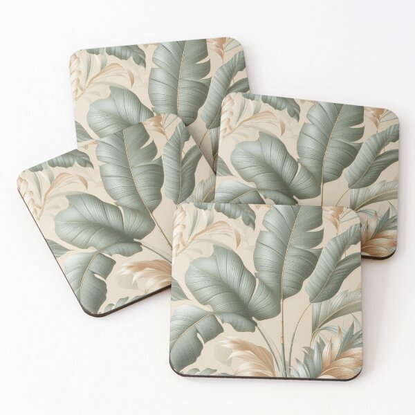 Item preview, Large exotic leaves with green tones designed and sold by Crisverona.
