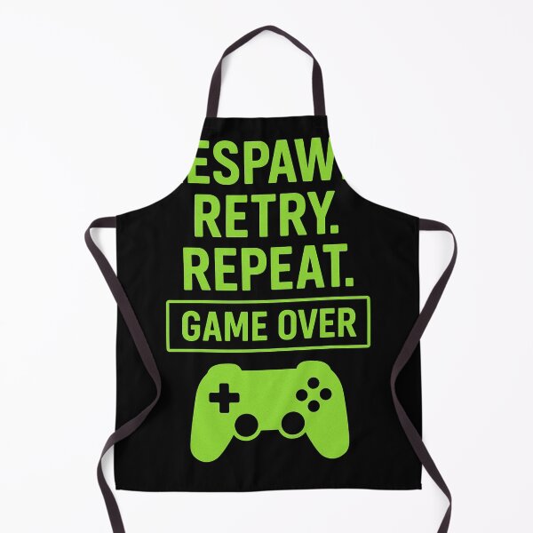Item preview, Respawn Retry Repeat - Inspiring Gamer Design designed and sold by DRAWZENART.