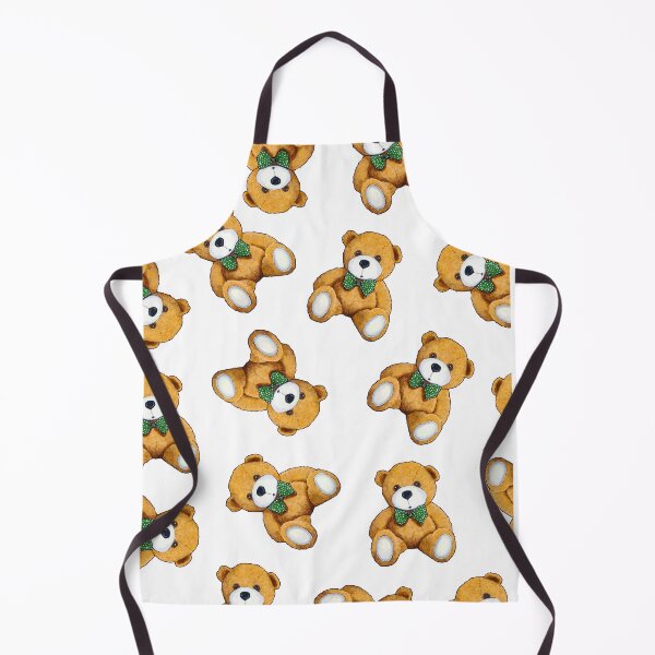 Item preview, Cute Teddy Bears with Bow Ties, Pattern from Freehand Art designed and sold by JoyfulWhimsy.