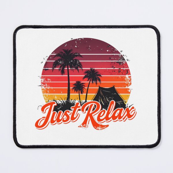 Item preview, Just Relax - Beach Camper Van with Palm Trees and Sunset Design designed and sold by Colorful-Garden.