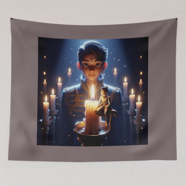 Item preview, Young Prince Portrait with Magical Candlelight designed and sold by choder61.