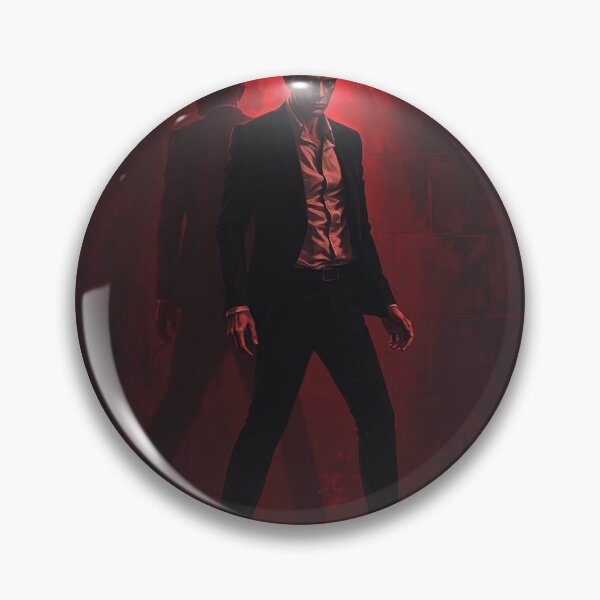 Item preview, Evil blood stained Vampire conceptual illustration Halloween art designed and sold by Vintage Designs +.