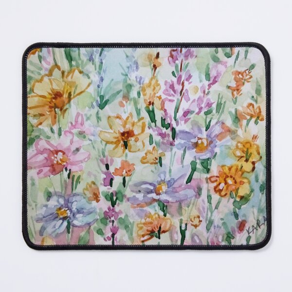 Item preview, Wildflowers in watercolor designed and sold by Kara Draws.