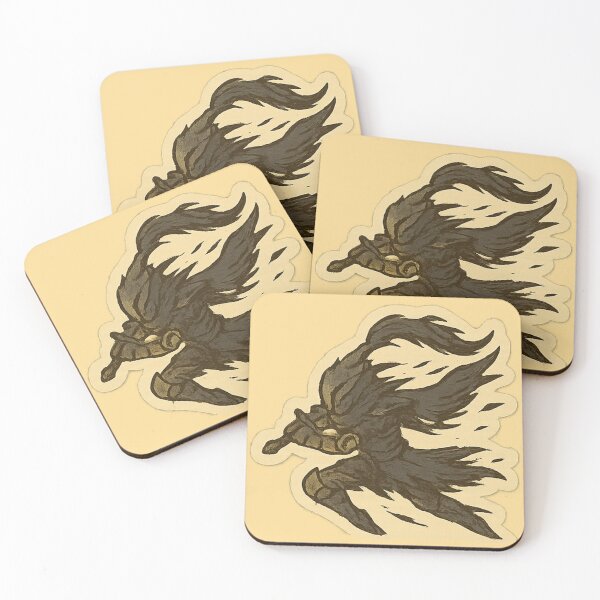 Item preview, Artorias mid-leap, his sword trailing dark mist designed and sold by Souls-like Design Shop.