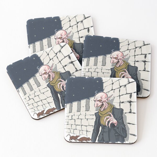 Item preview, Nosferatu lord of rats  the evil Vampire conceptual illustration Halloween art designed and sold by Vintage Designs +.