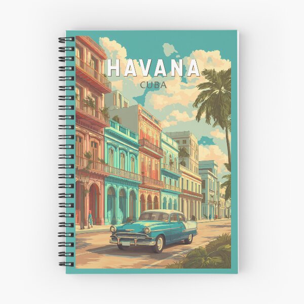 Item preview, Havana Cuba Illustration Travel Art Vintage designed and sold by KrisSidDesigns.