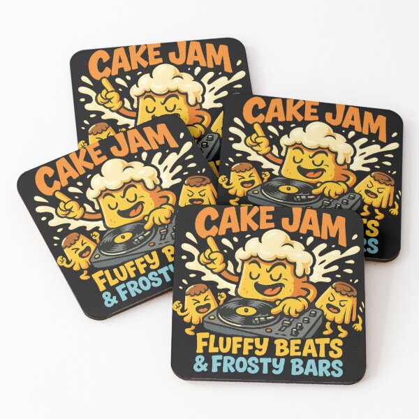 Item preview, Cake Jam – Fluffy Beats & Frosty Bars designed and sold by BENKUNG.