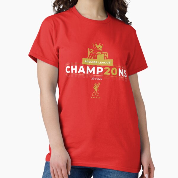 Aperçu de l'œuvre Liverpool, champion de Premier League 2024/25. Numéro 20 créée et vendue par LockStockDesigns.