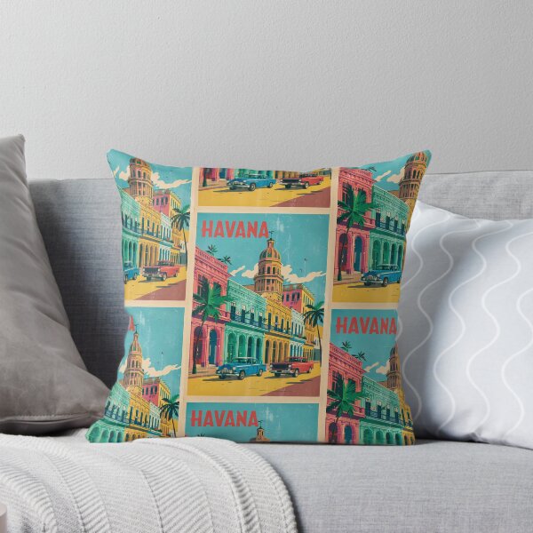 Item preview, Havana Cuba Travel Art Vintage designed and sold by KrisSidDesigns.