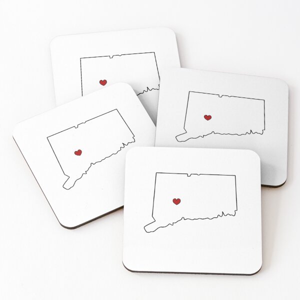 Item preview, Waterbury Conneticuit State Outline designed and sold by delmarvastickers.