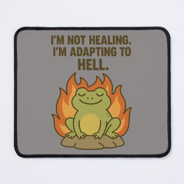 Item preview, Adapting to Hell (Frog Edition) designed and sold by TRIPHOX.STUDIO.