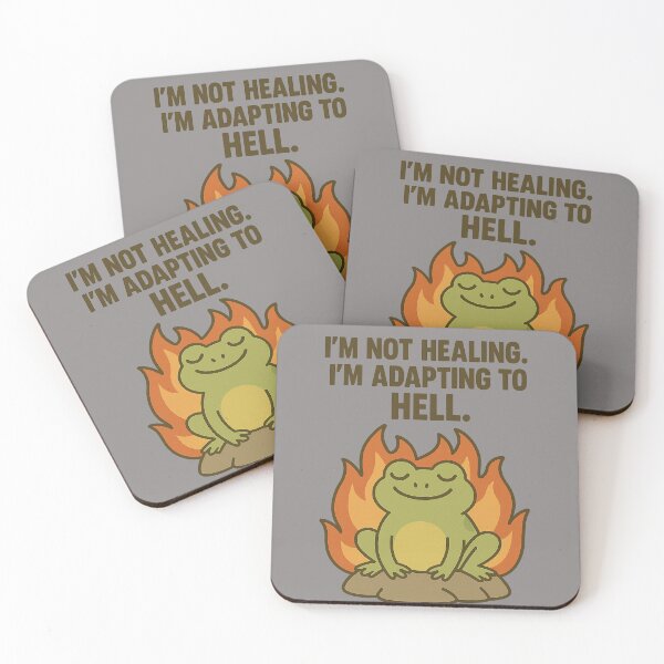 Item preview, Adapting to Hell (Frog Edition) designed and sold by TRIPHOX.STUDIO.