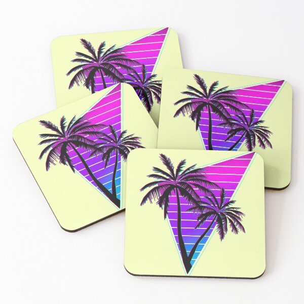 Item preview, Synthwave Palm Trees designed and sold by NotARealGrownUp.