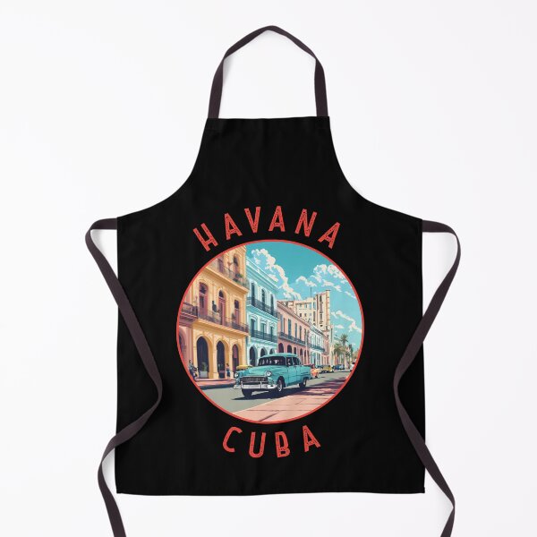 Item preview, Havana Cuba Retro Distressed Circle designed and sold by KrisSidDesigns.