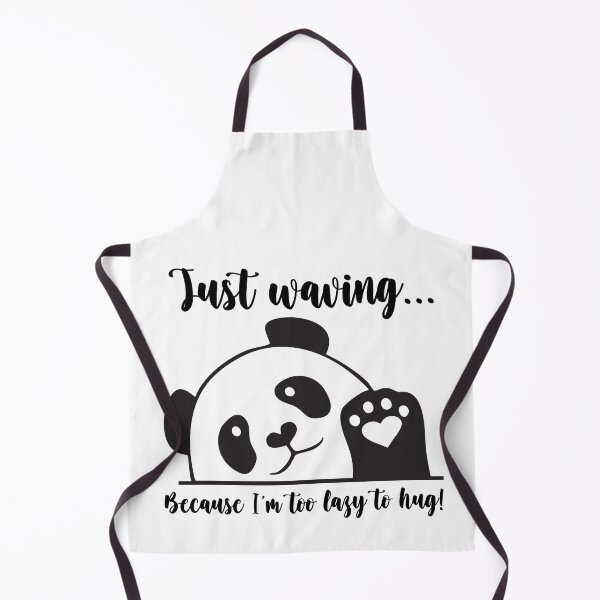Item preview, Cute Waving Panda - Minimal Effort, Maximum Cuteness Design designed and sold by imaginariun.