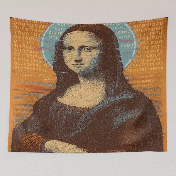 Item preview, Copy of GLITCHED MONA designed and sold by LOGOSINTERIUM.