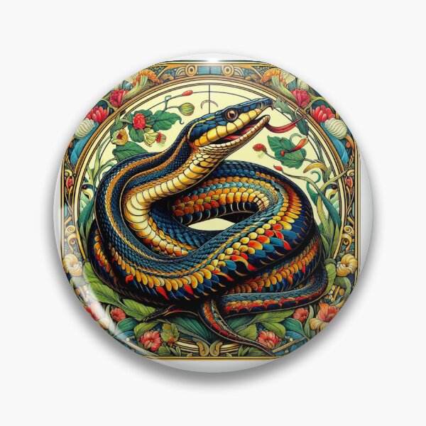 Item preview, Thamnophis sirtalis tetrataenia San Francisco garter snake#1 designed and sold by Helios Be. Lavsh.