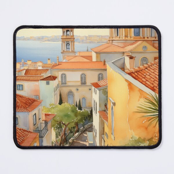 Item preview, Sunlit Streets and Seaside Views of Alfama, Lisbon designed and sold by Anuchartl.