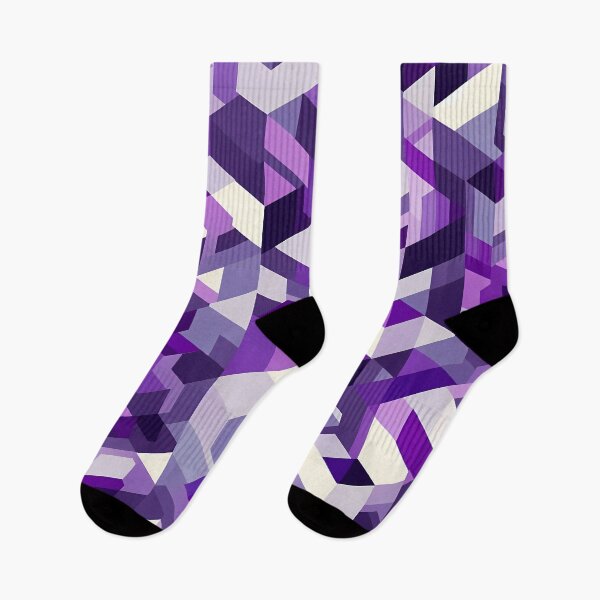 Item preview, Purple Isometric Cubes - Modern Geometric 3D Pattern Design designed and sold by JohnnyVillas.