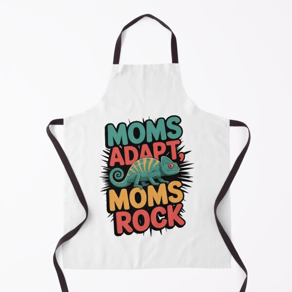 Item preview, Moms Adapt Moms Rock Chameleon Funny Mom Shirt designed and sold by EpicMediaShop.