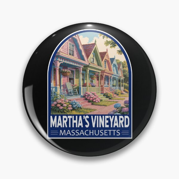 Item preview, Martha’s Vineyard Massachusetts Travel Art Emblem designed and sold by KrisSidDesigns.