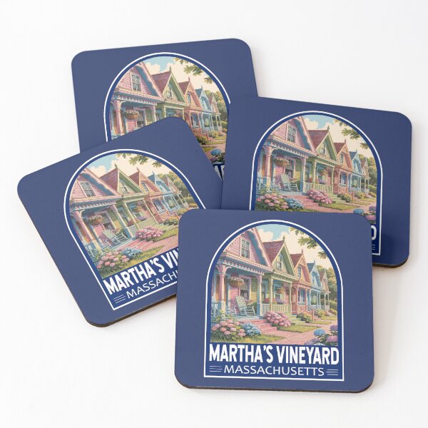 Item preview, Martha’s Vineyard Massachusetts Travel Art Emblem designed and sold by KrisSidDesigns.