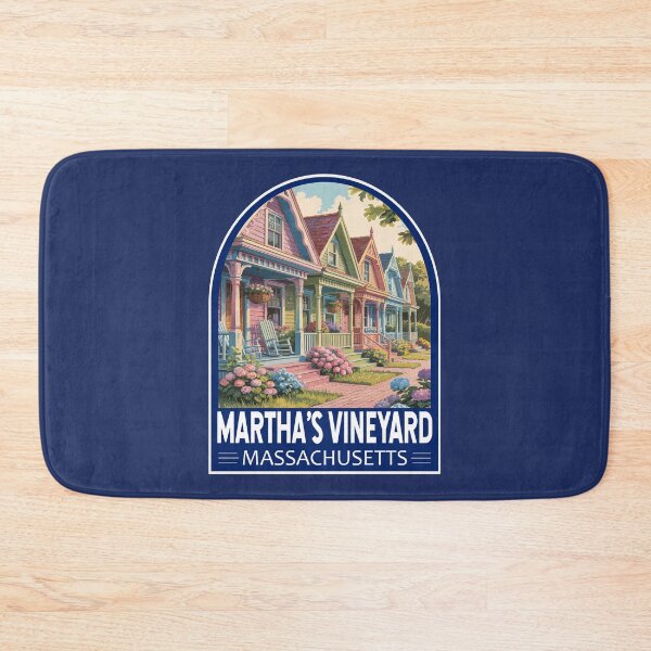 Item preview, Martha’s Vineyard Massachusetts Travel Art Emblem designed and sold by KrisSidDesigns.