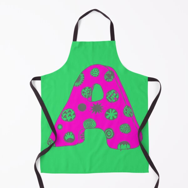 Item preview, Letter A with character in pink designed and sold by kulkaban.