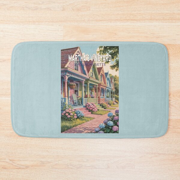 Item preview, Martha’s Vineyard Massachusetts Illustration Travel Art Vintage designed and sold by KrisSidDesigns.