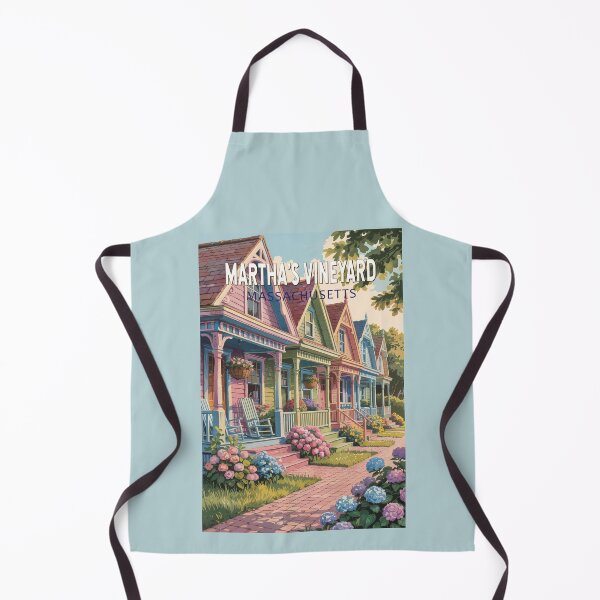 Item preview, Martha’s Vineyard Massachusetts Illustration Travel Art Vintage designed and sold by KrisSidDesigns.
